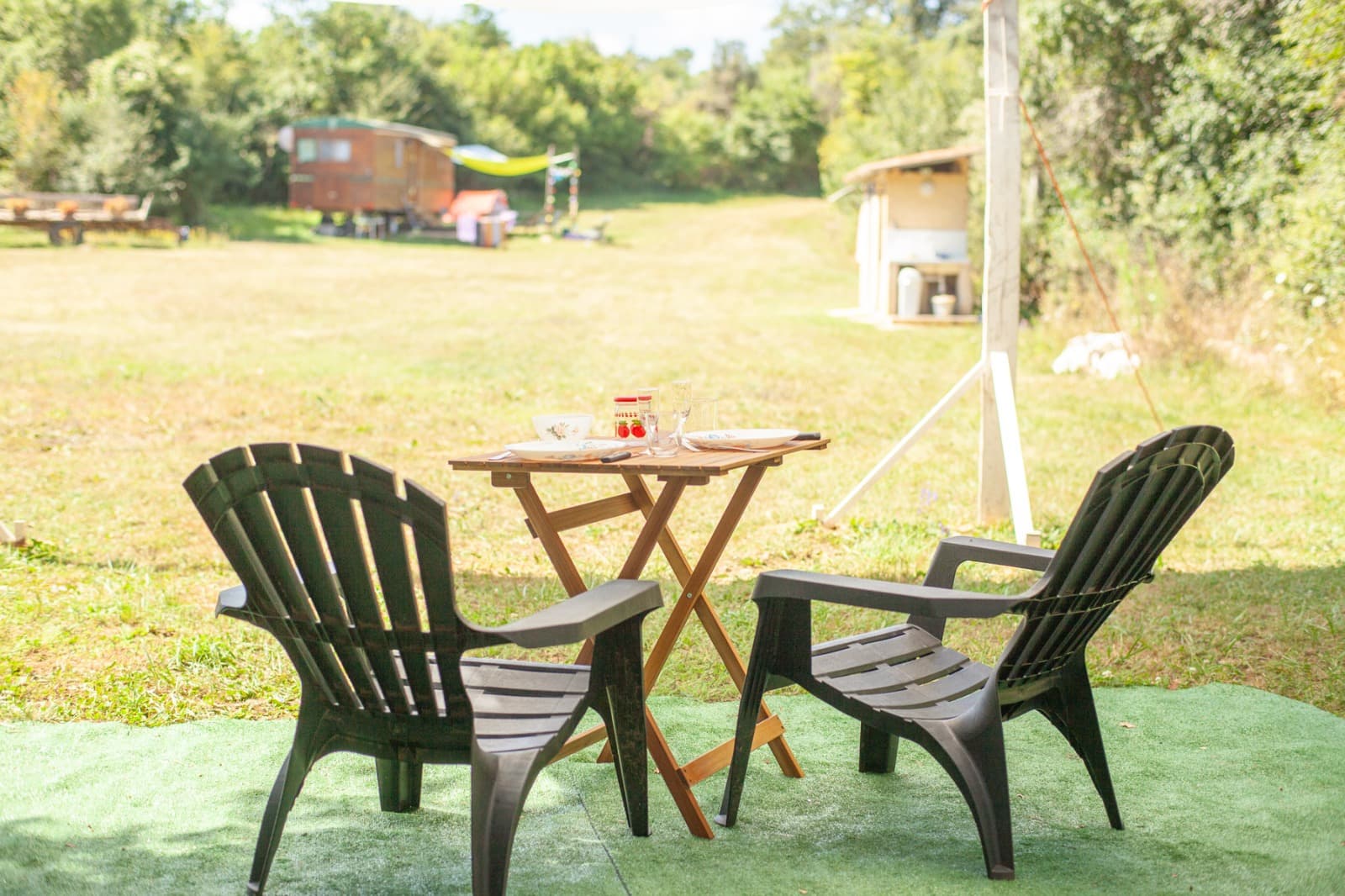 Domaine du Dantou : caravane