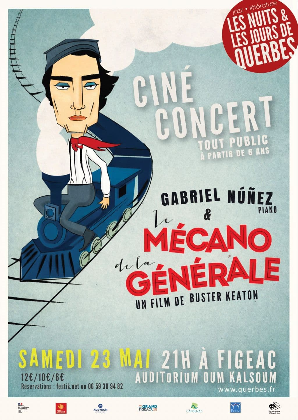 Ciné concert à l'auditorium Oum Kalsoum à Figeac