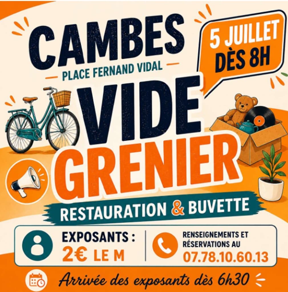 Vide-greniers à Cambes