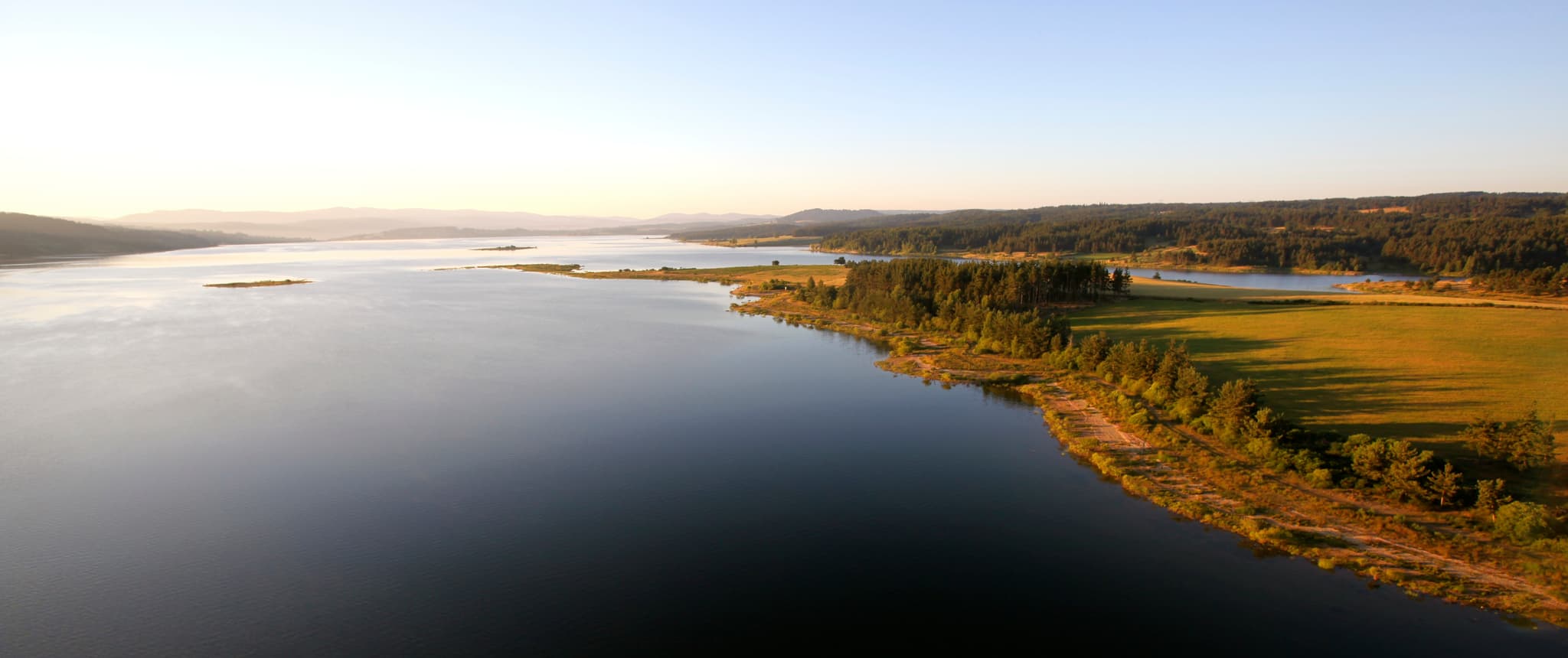 Le Lac de Naussac vue d'en haut