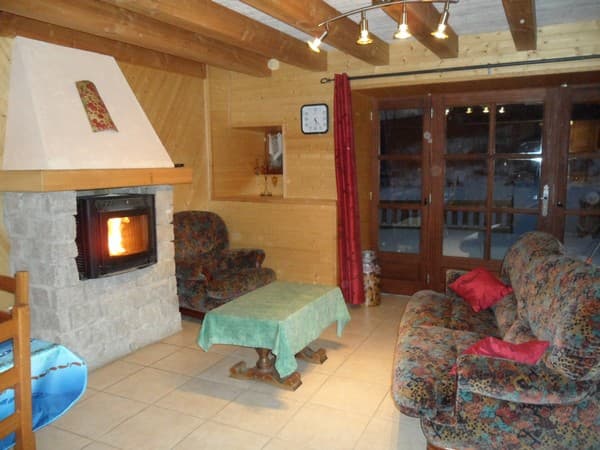 Le salon - Gîte La Bergerie