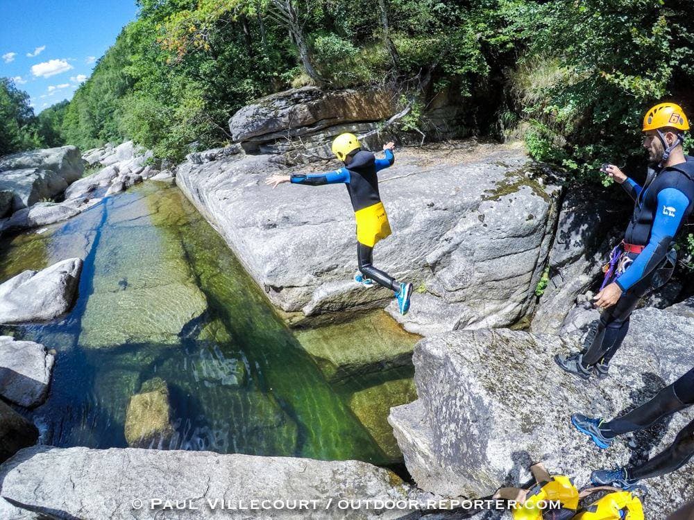 Canyoning Famille - Joli petit saut