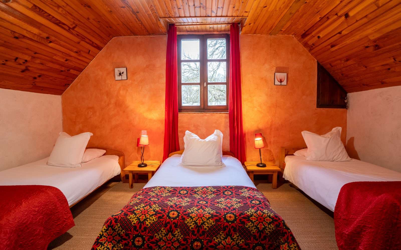 Chambre triple - Gîte Pavillon de chasse