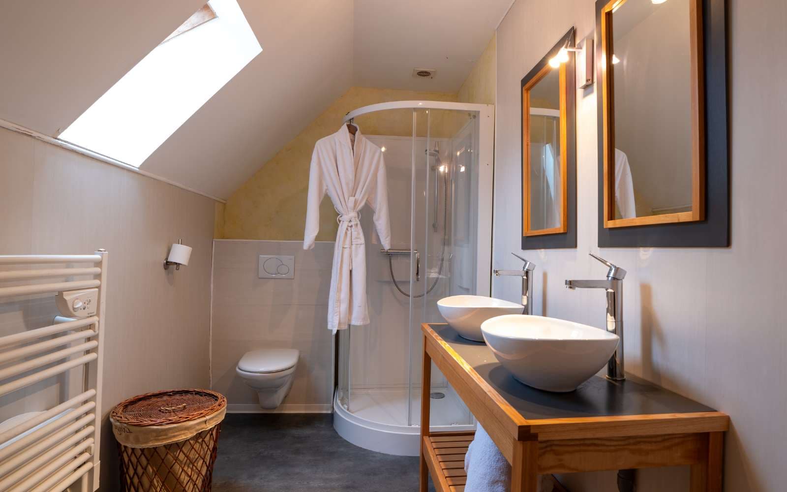 Salle de bain - Gîte Pavillon de chasse