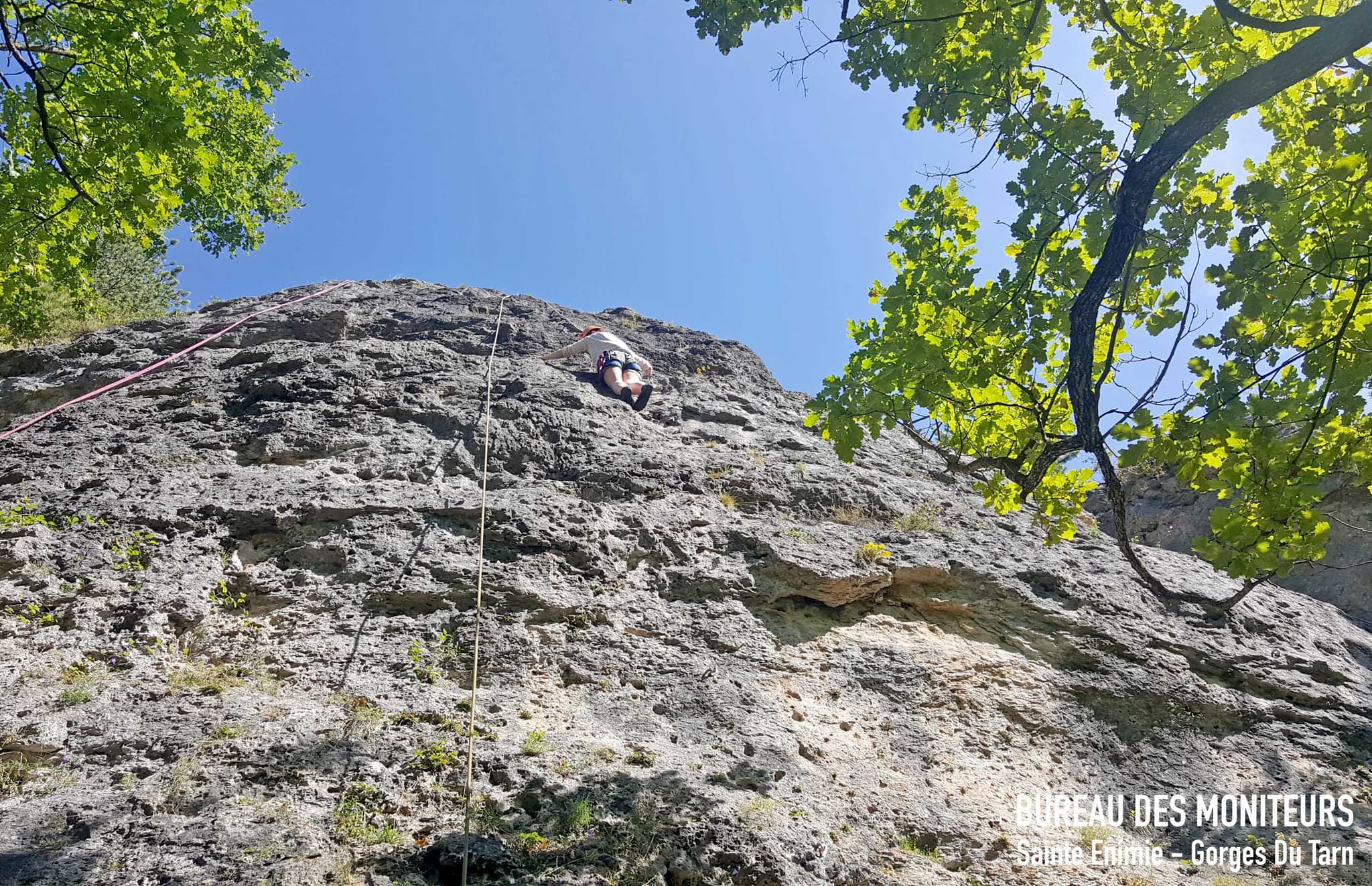 Escalade initiation dans les Gorges du Tarn