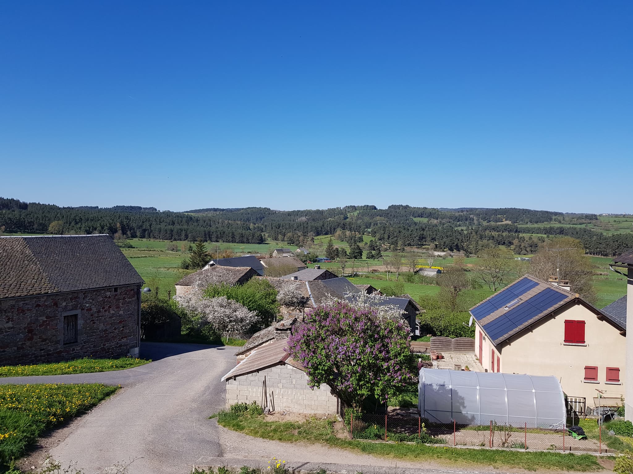 Magnifique vue de la terrasse