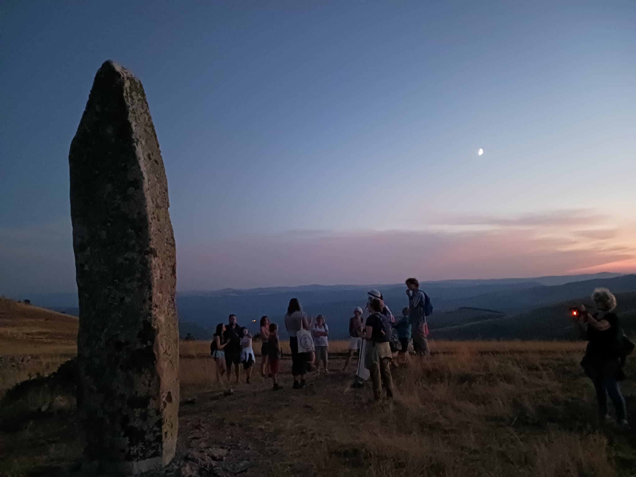 Visite guidée des menhirs