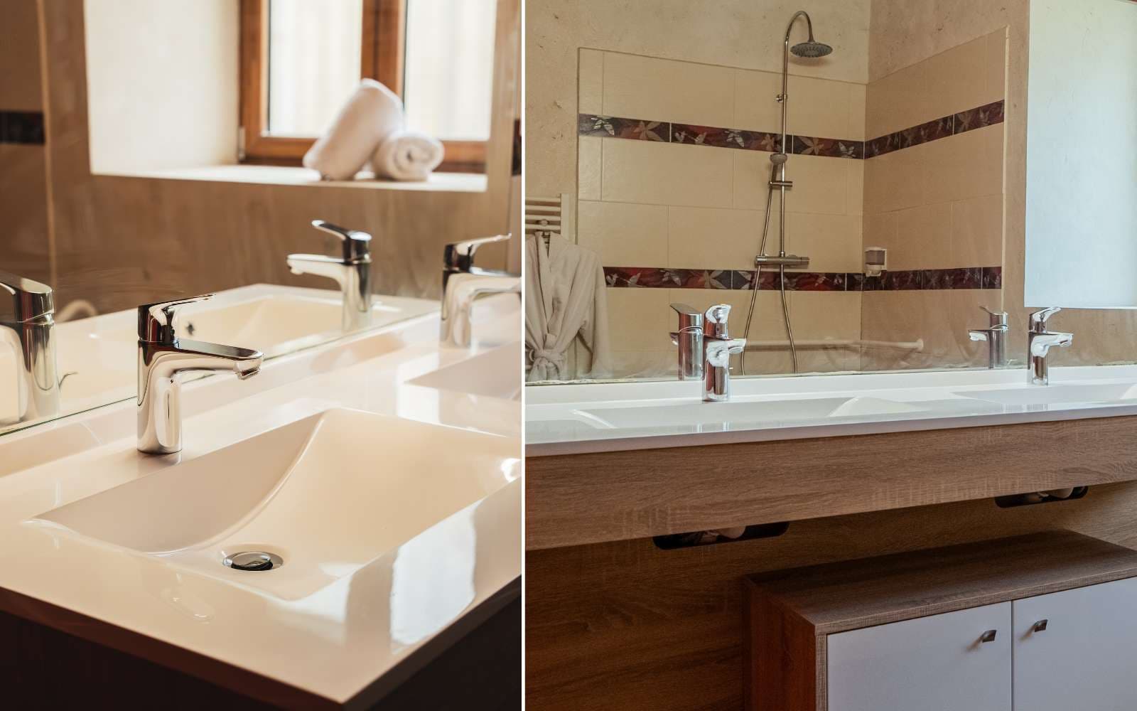 Salle de bain - Gîte de l'Atelier