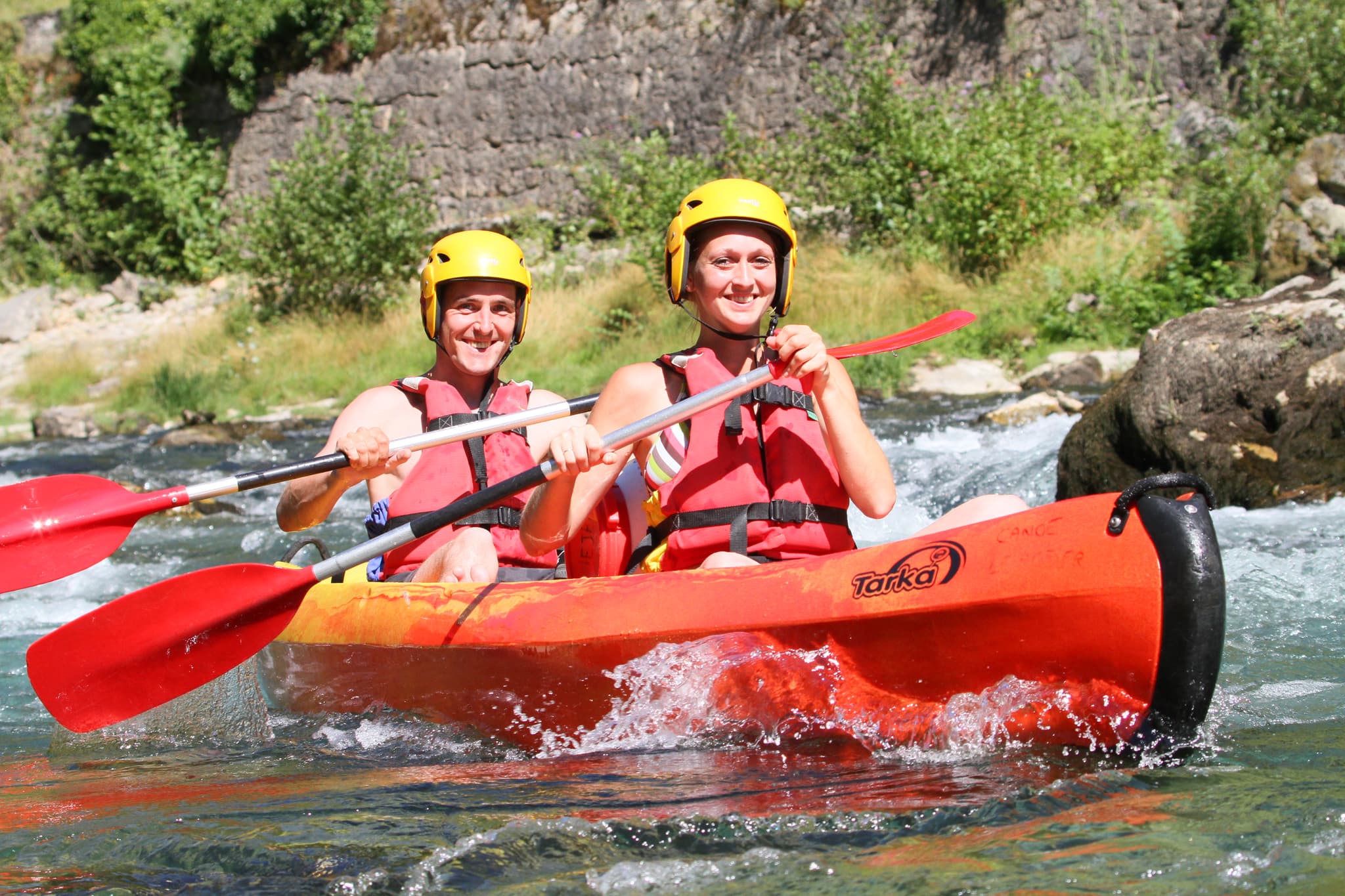 Gorges du Tarn canoe en couple