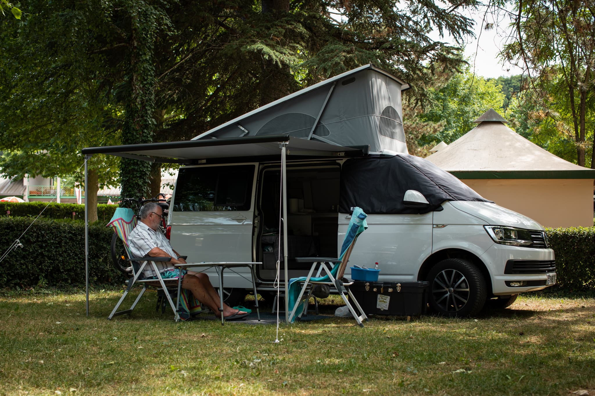 Emplacement camping