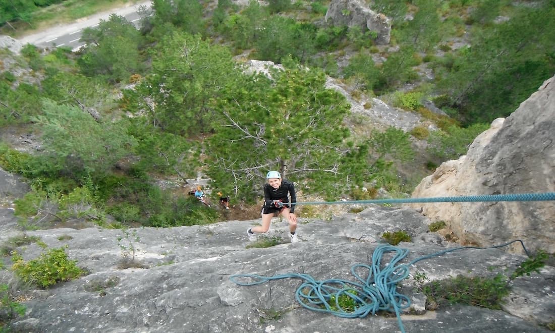 Rapel de la Via Corda - La Cazelle Sport Nature