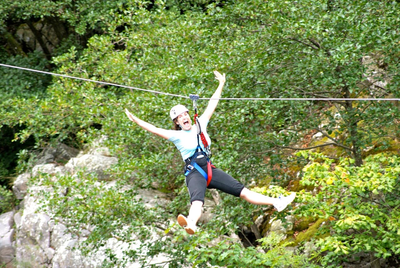 Tyrolienne de Rousses