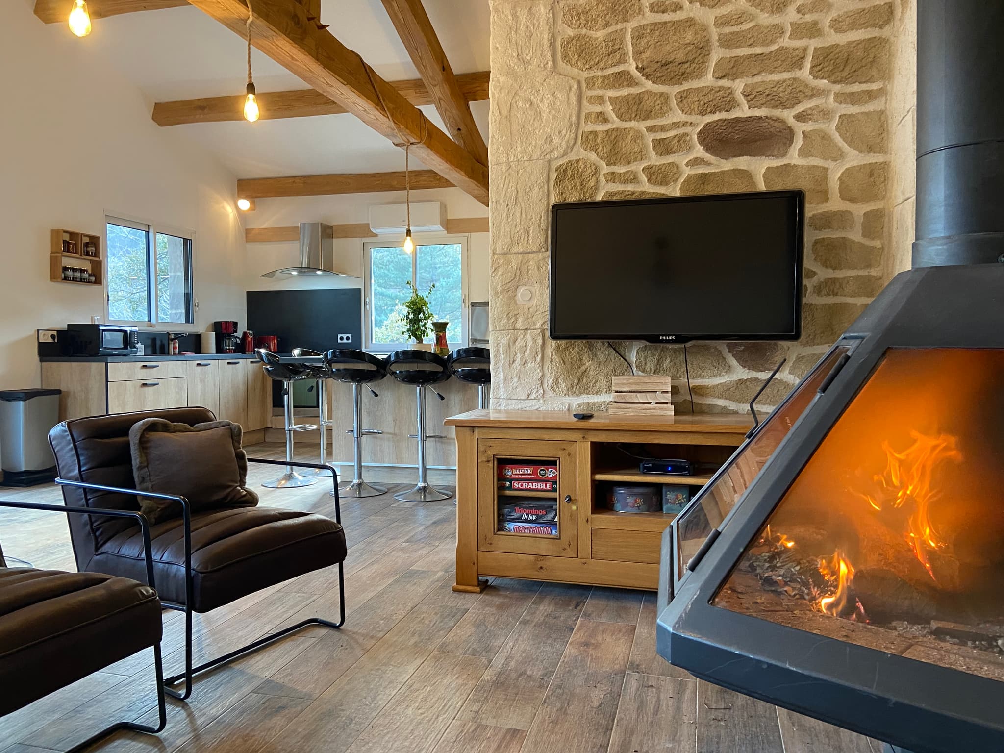 Au coin du feu