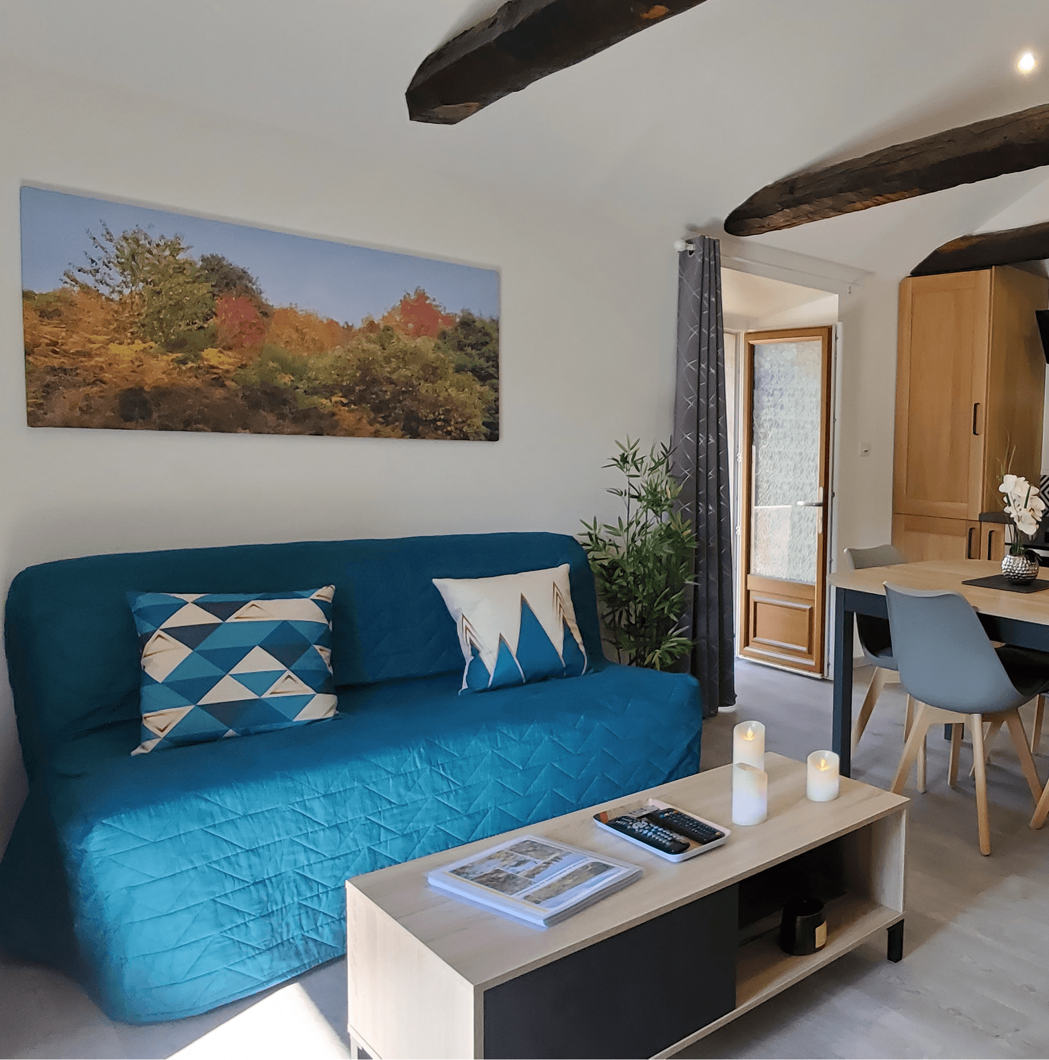 Gite de Combelebouze - salon