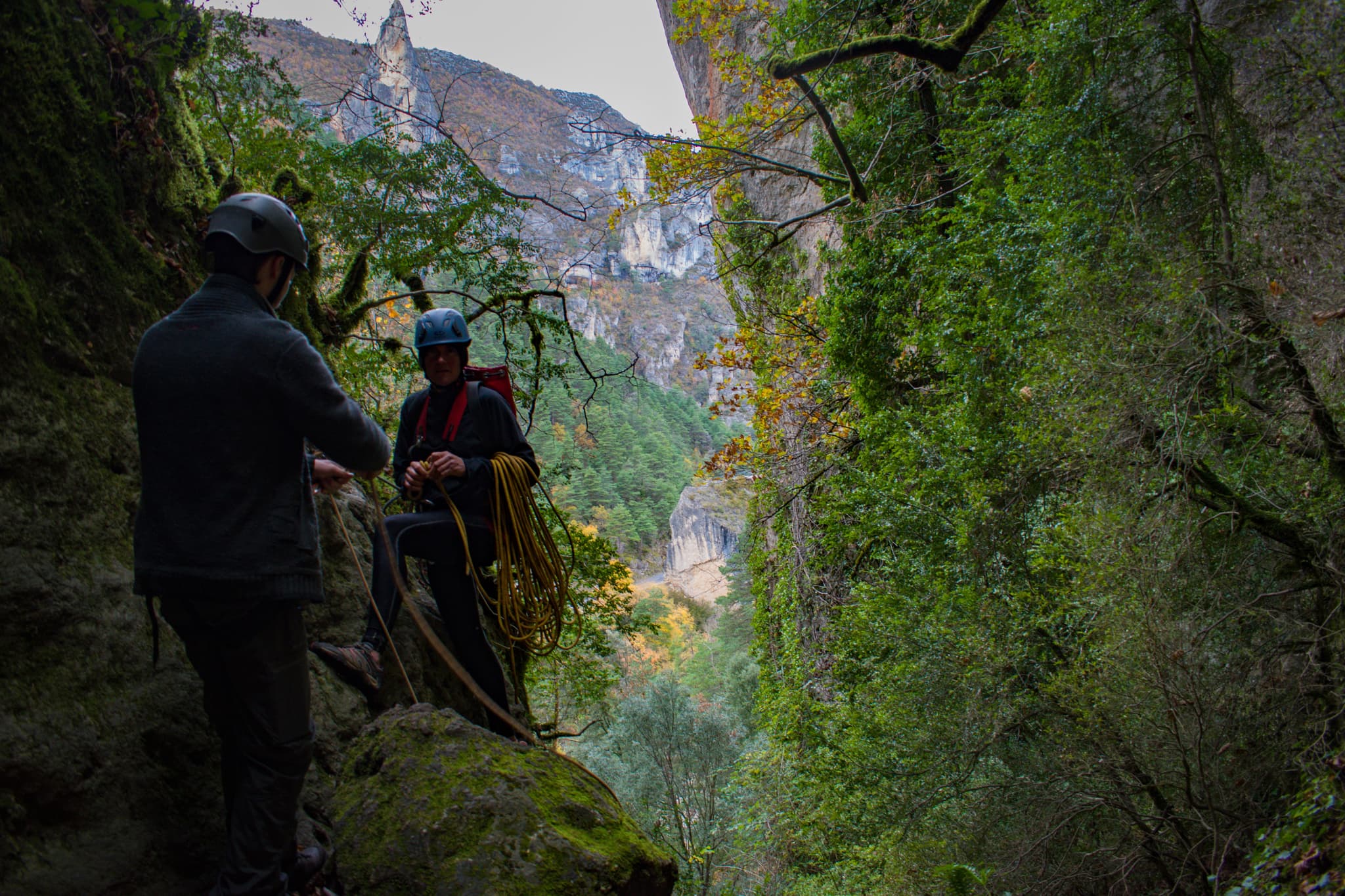 Ravine entre clair et obscur...