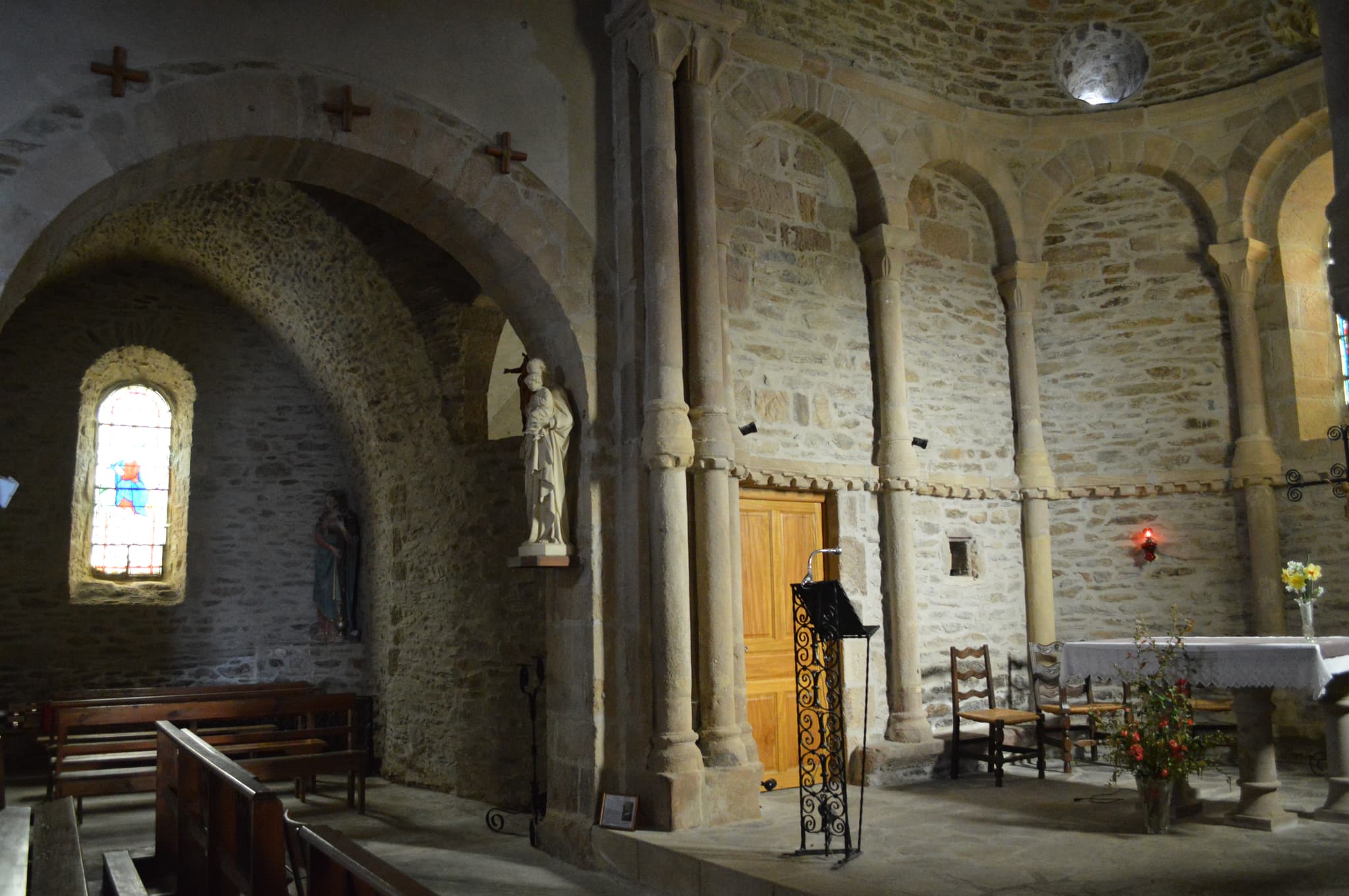 Eglise des Hermaux - Intérieur