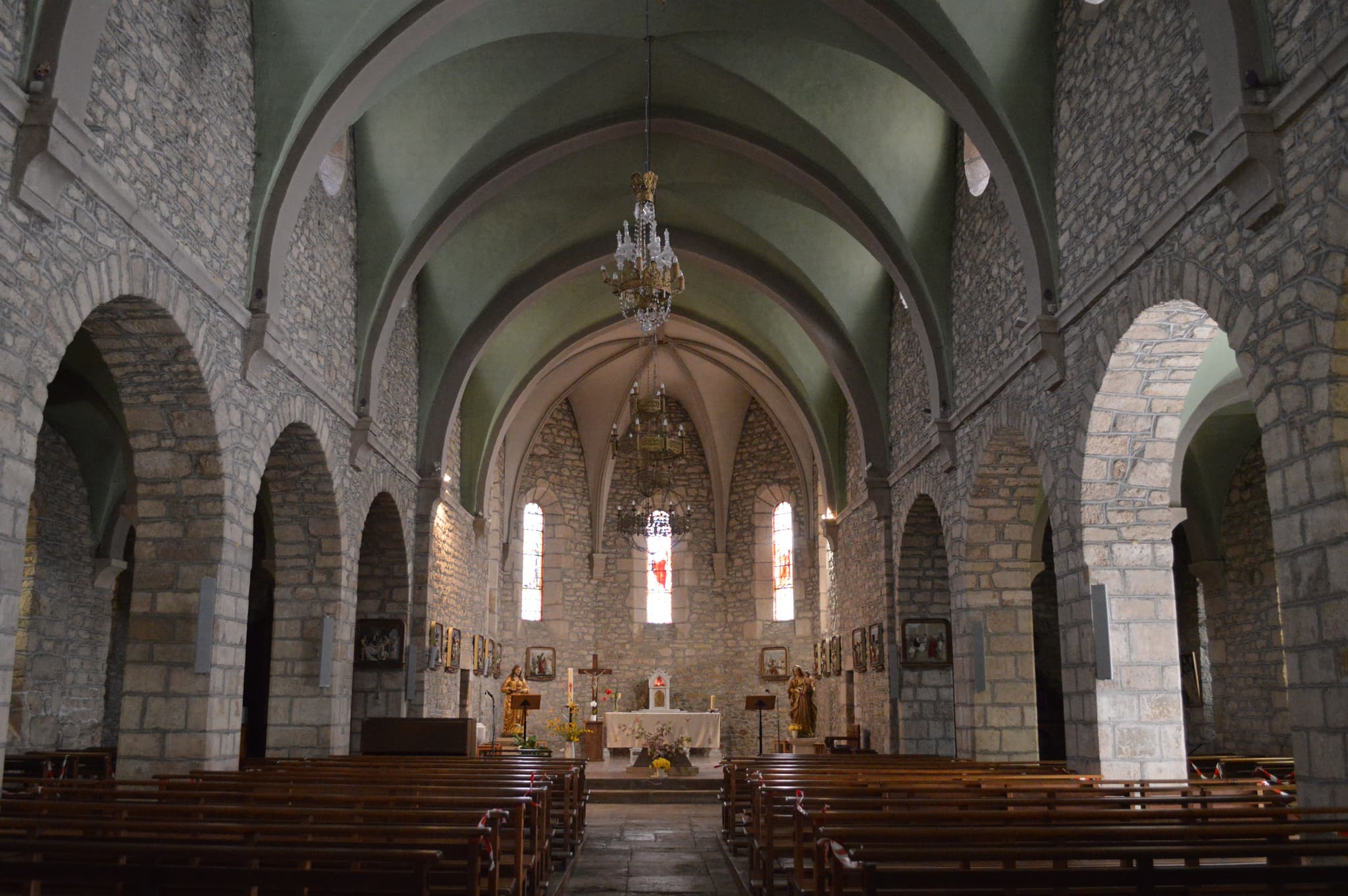 Eglise Saint-Germain-du-Teil - intérieur