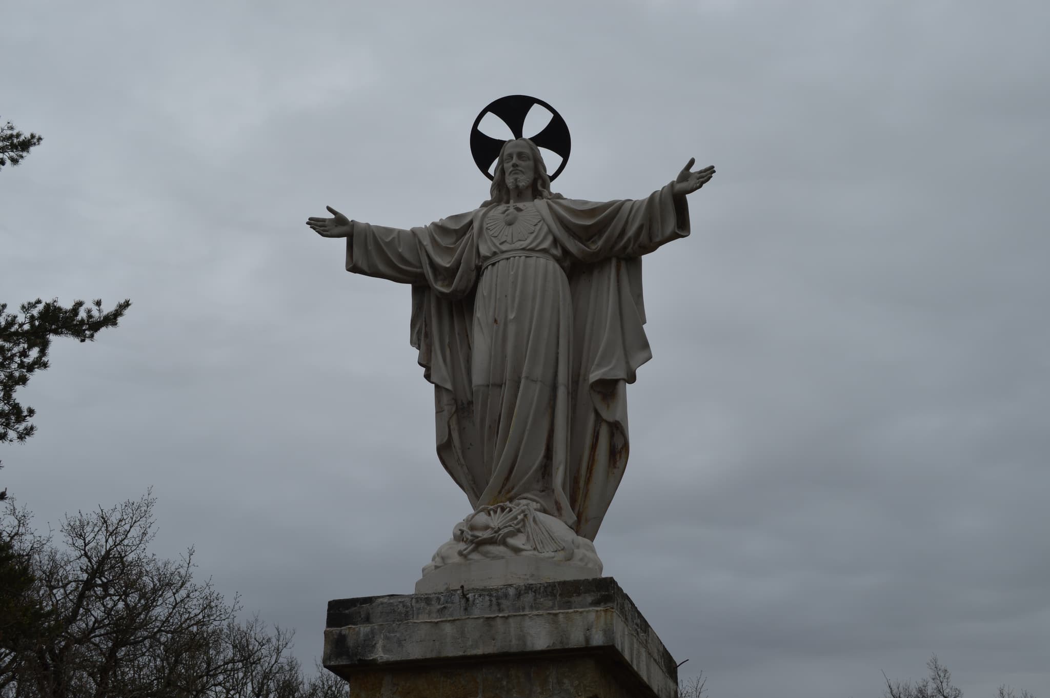 Statue du Sacré-Coeur - Chanac
