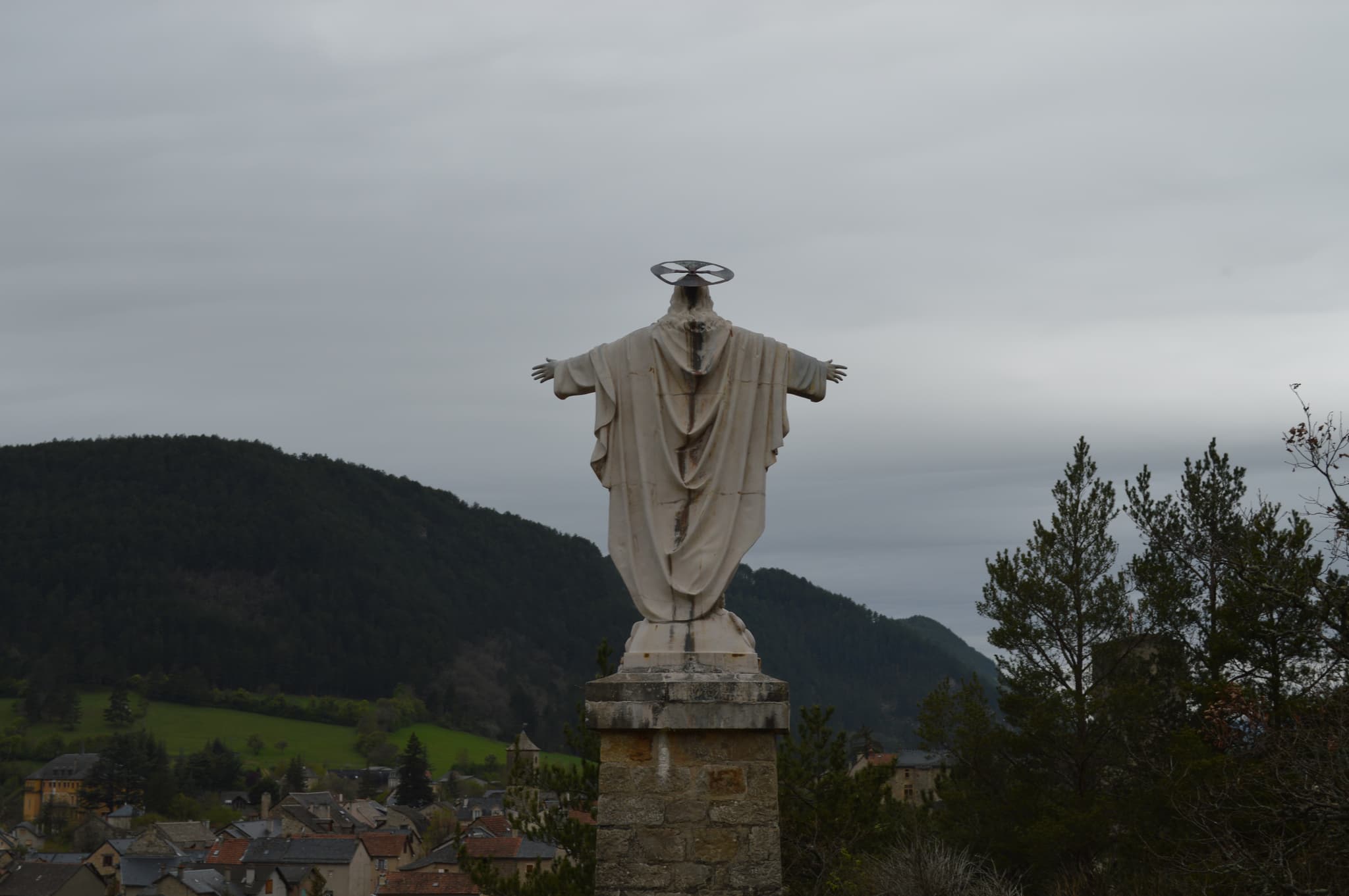 Statue du Sacré-Coeur - Chanac