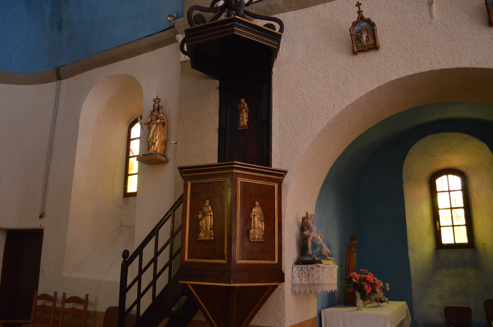 Eglise Saint-Privat de Combret - chapelle sud