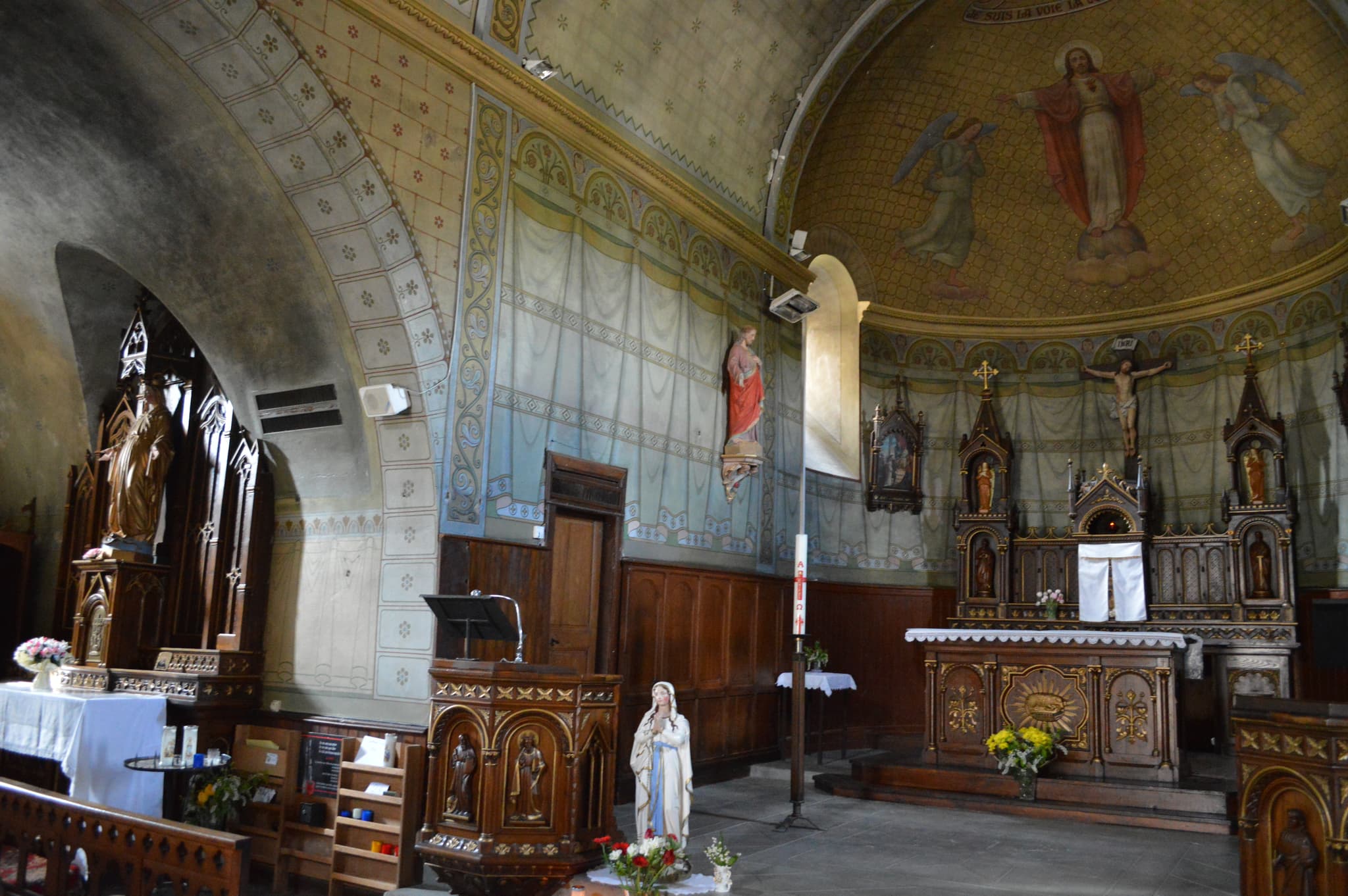 Eglise d'Auxillac - intérieur