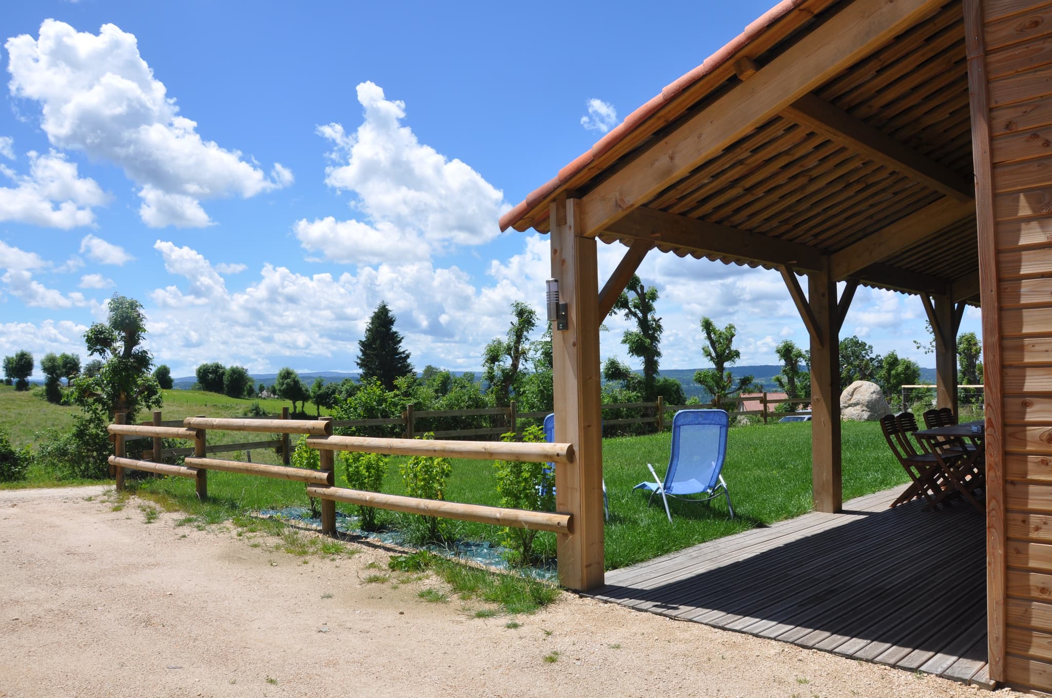 Coté terrasse