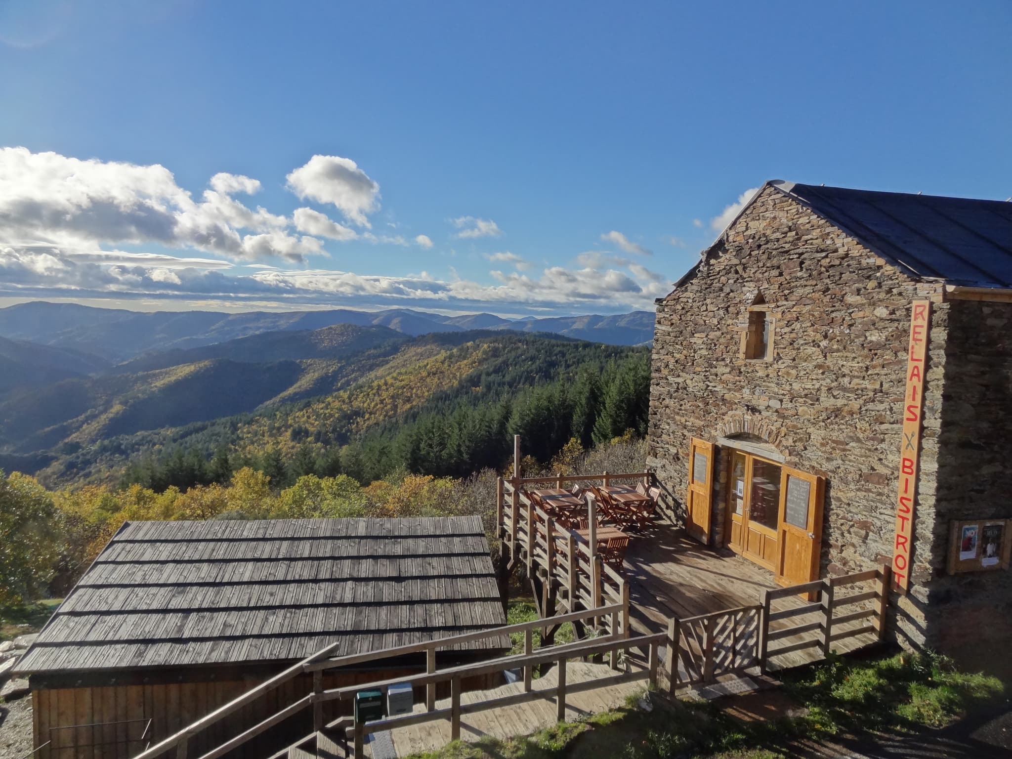 Vue du relais de d'espinas