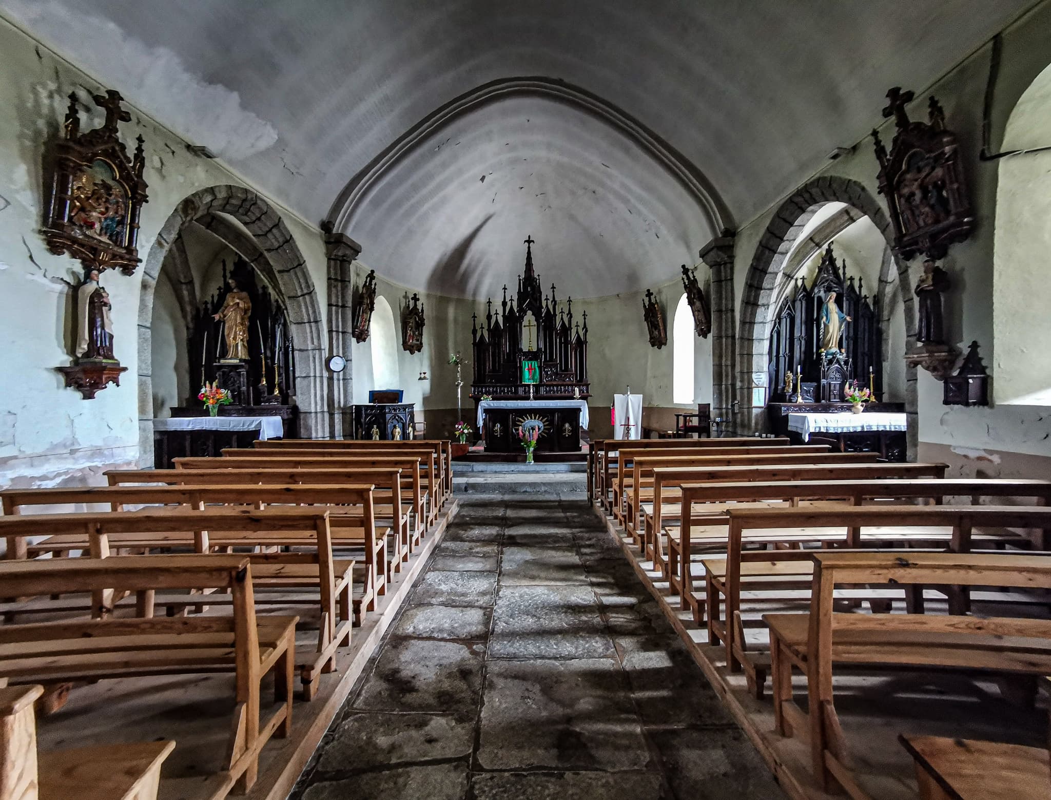 Église Berc - vue vaisseau central