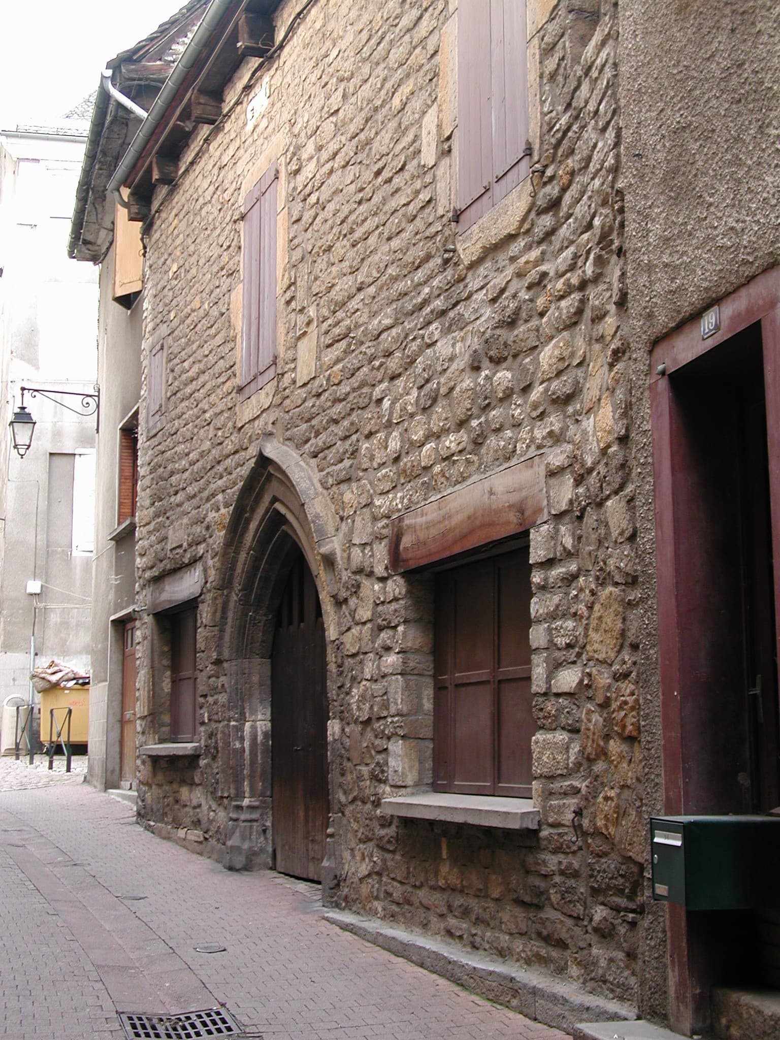 Façade de la maison dite "ancienne synagogue"