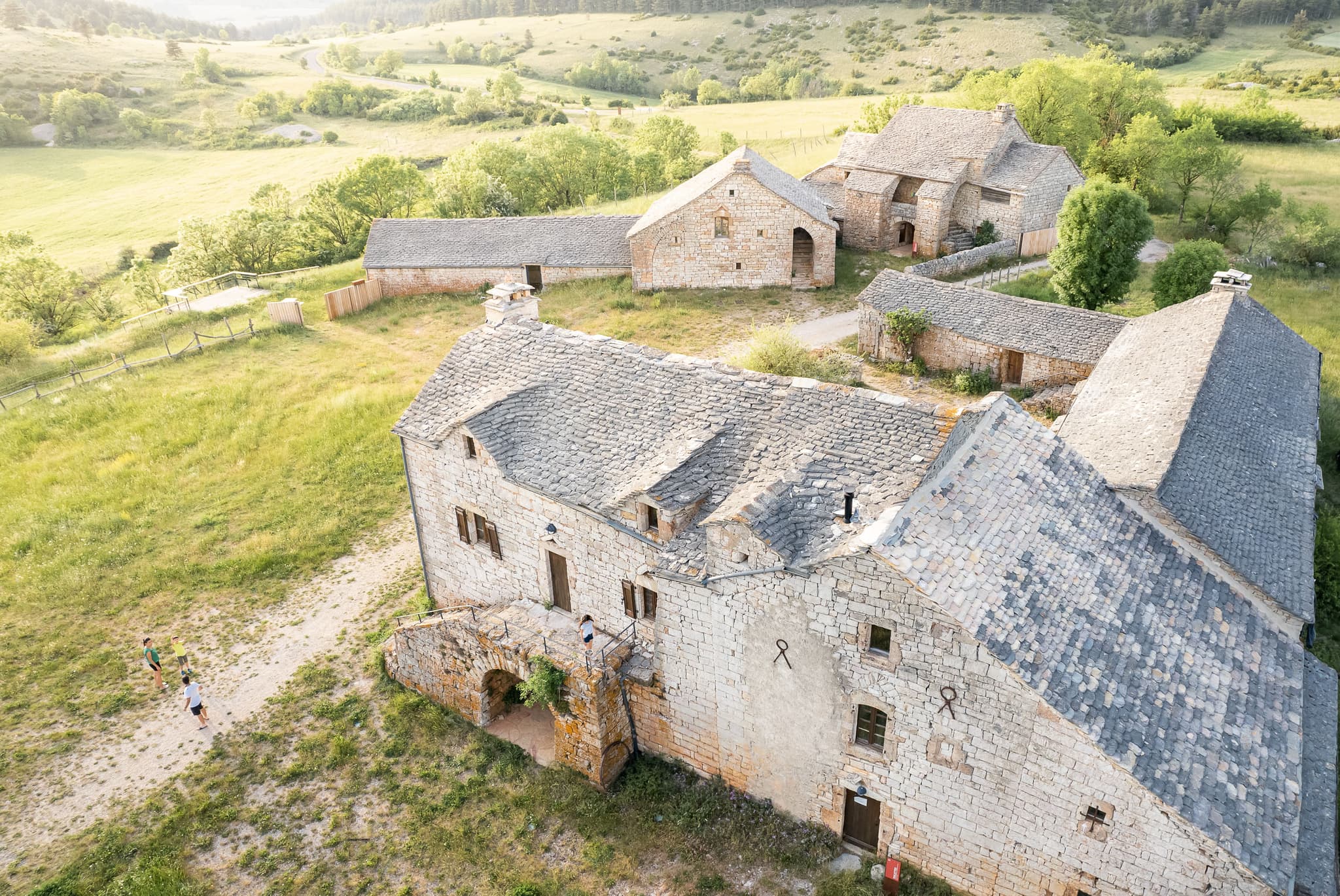 Ferme-des-Boissets vue aérienne