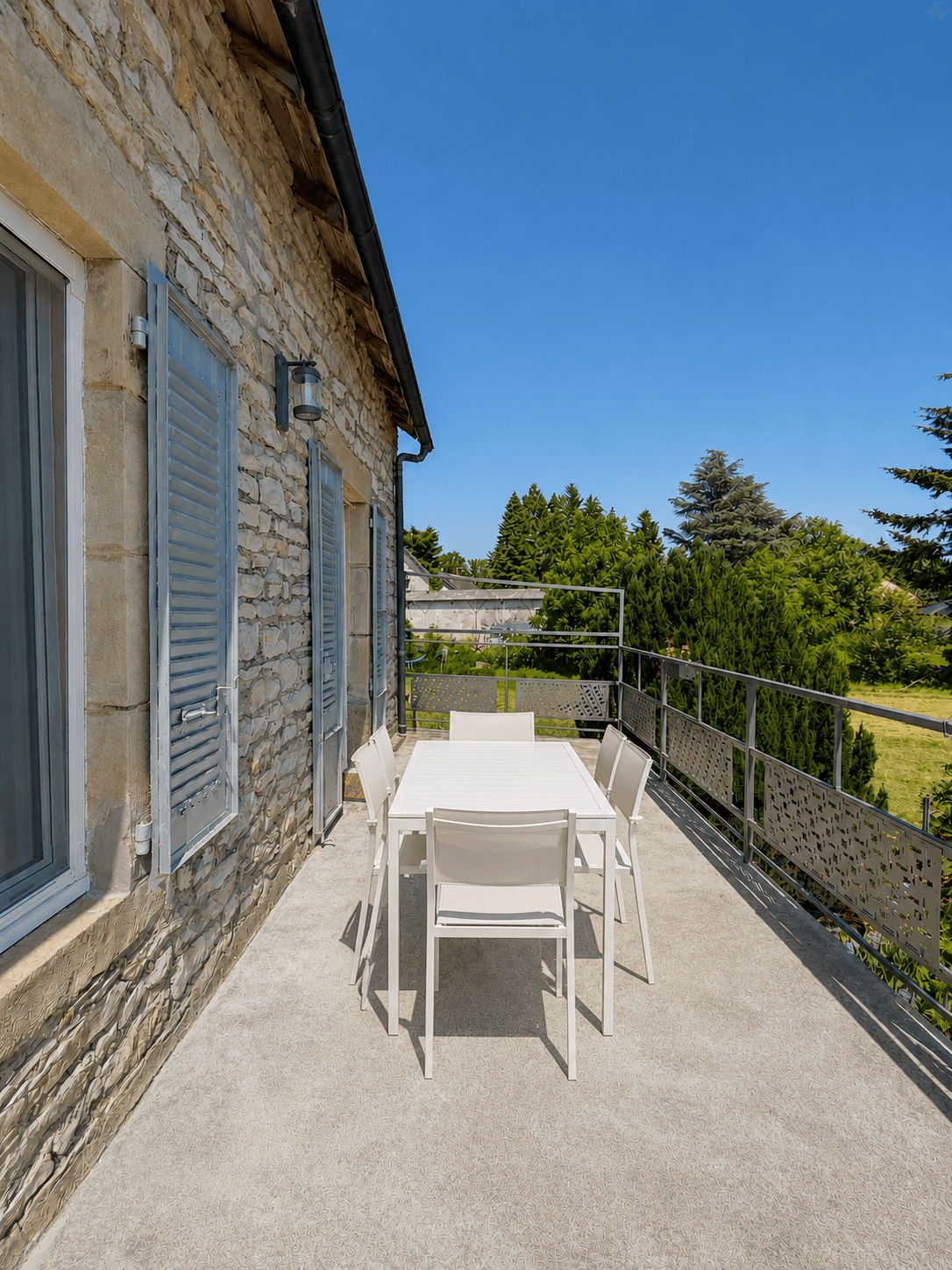 Gîte du Massegros _ Terrasse