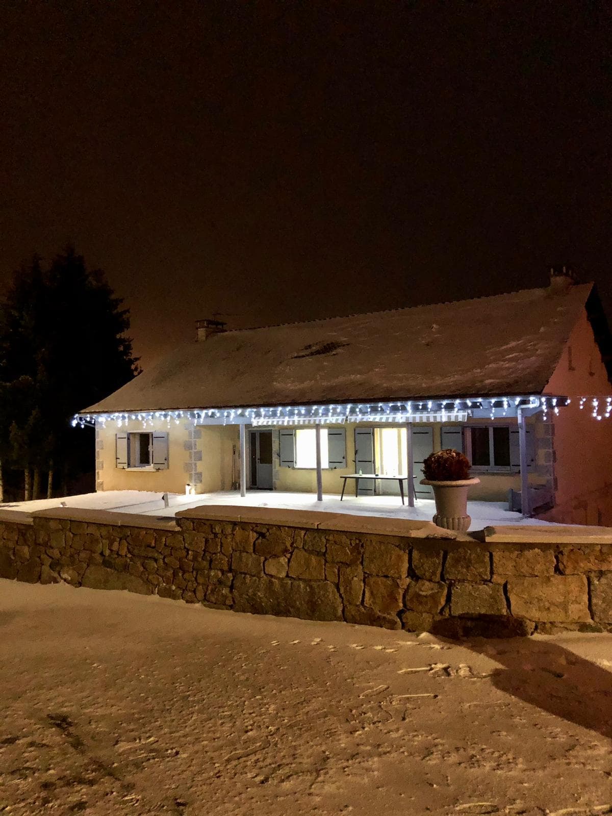 Gite sous la neige Noêl 2020