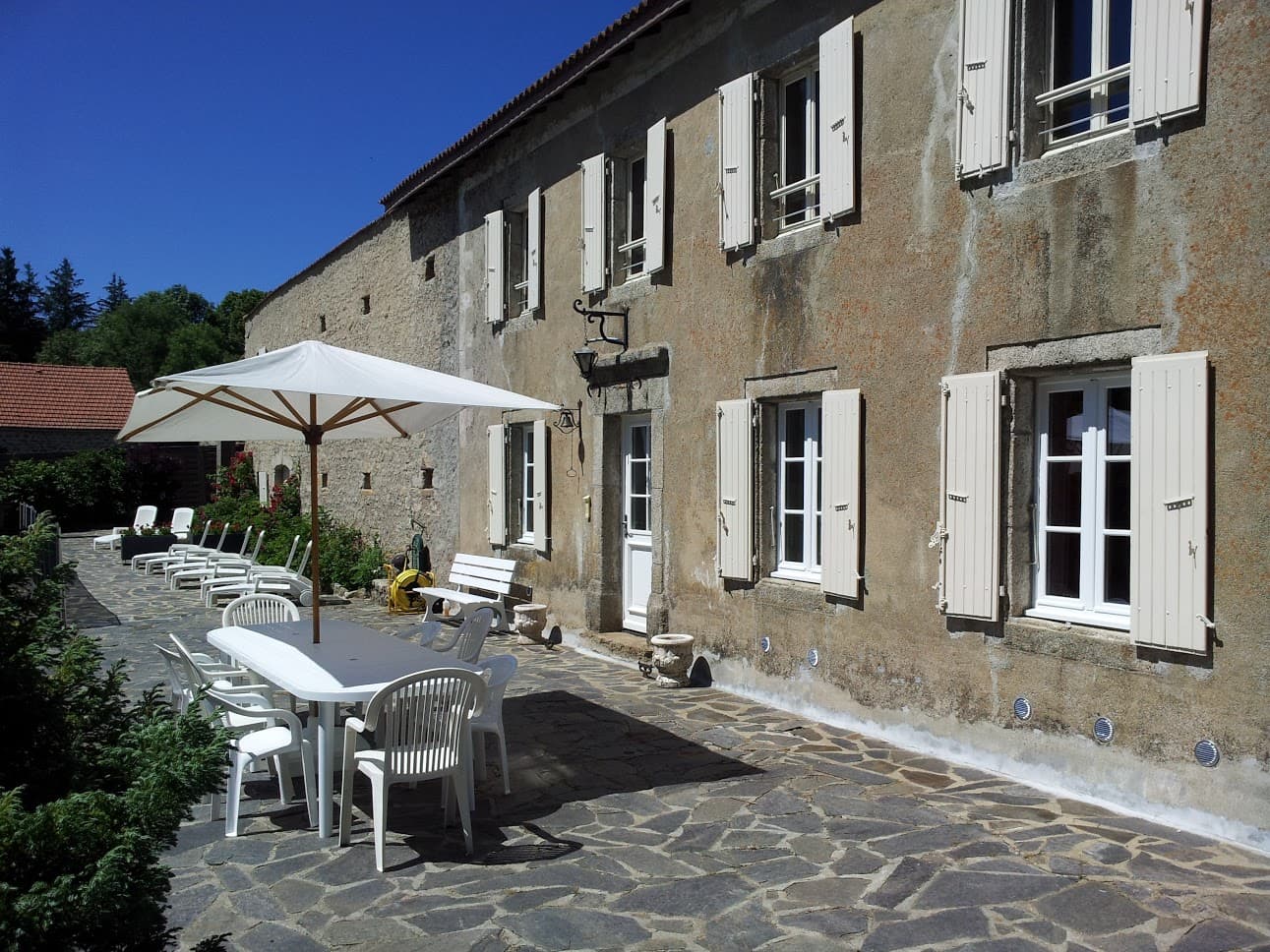 Terrasse "Gîte la Ferme"