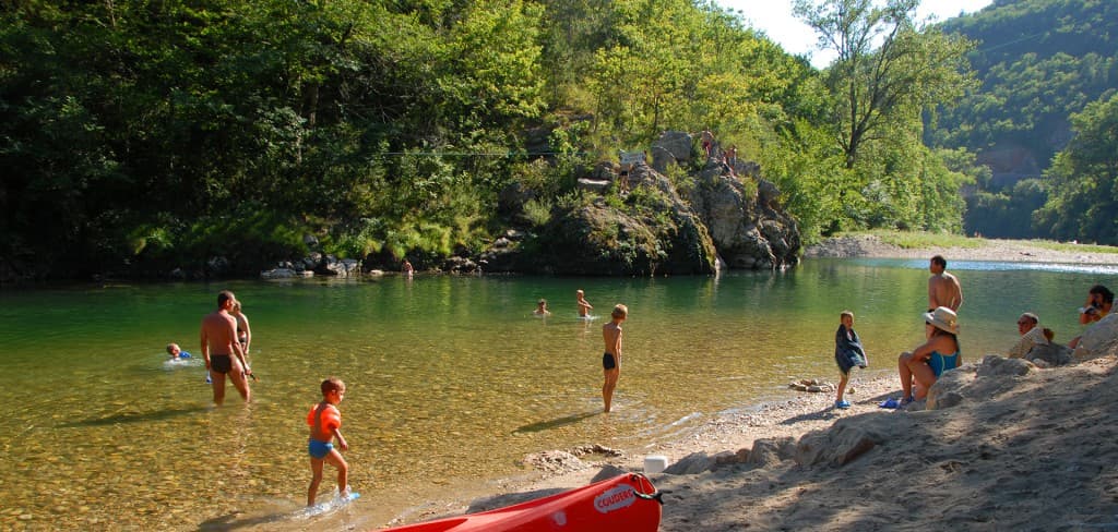 Plage du camping