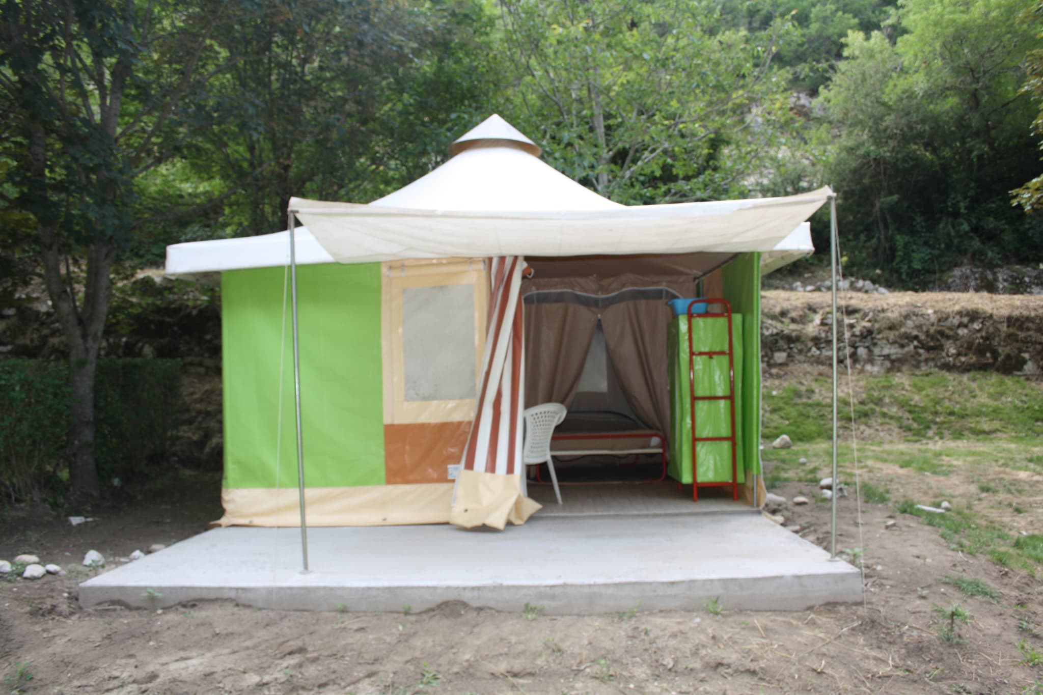 Bungalow toilé