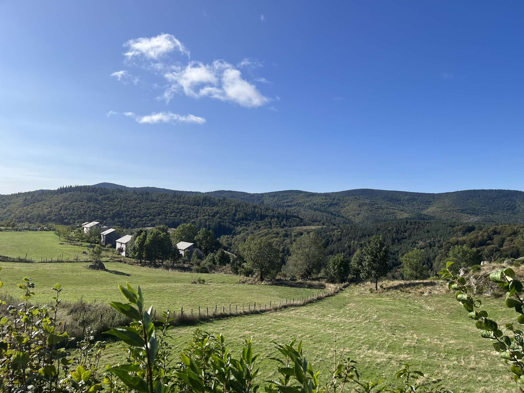 Vue Chalets La Tchourette