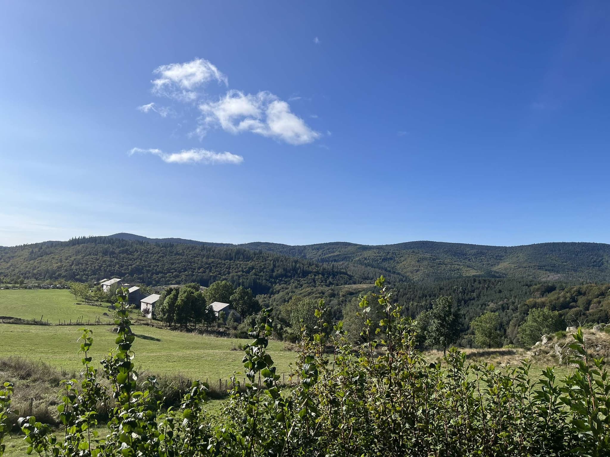 Vue Chalets La Tchourette