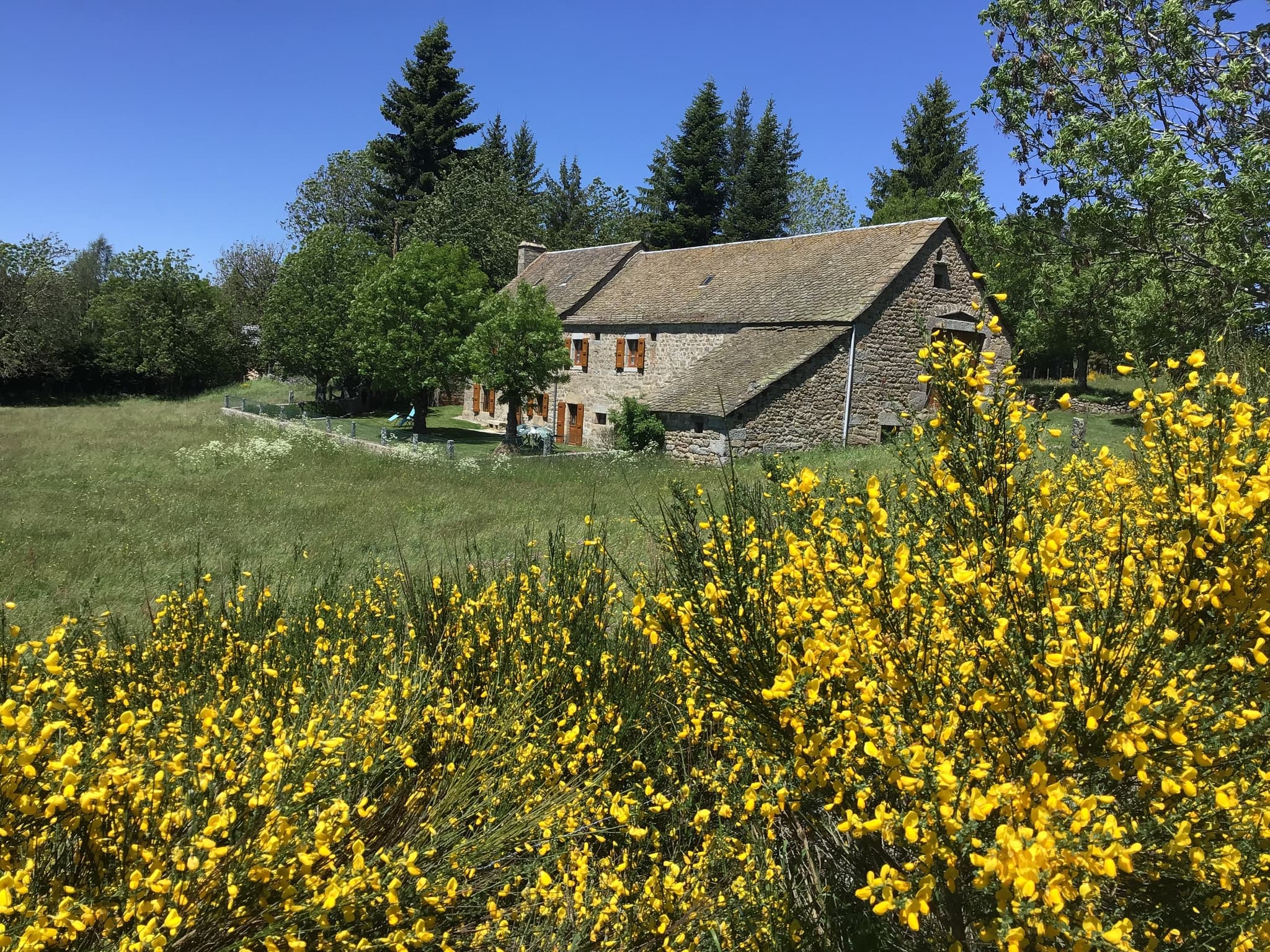 Vue gîte et environnement