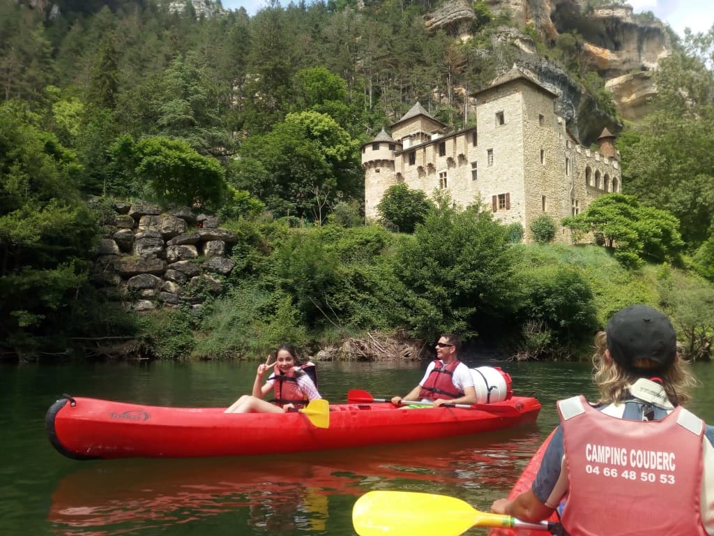 Location de canoës au Camping Couderc