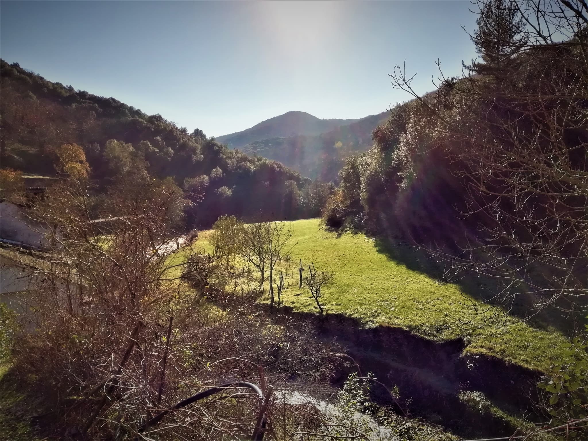 Vue gîte Cévenola