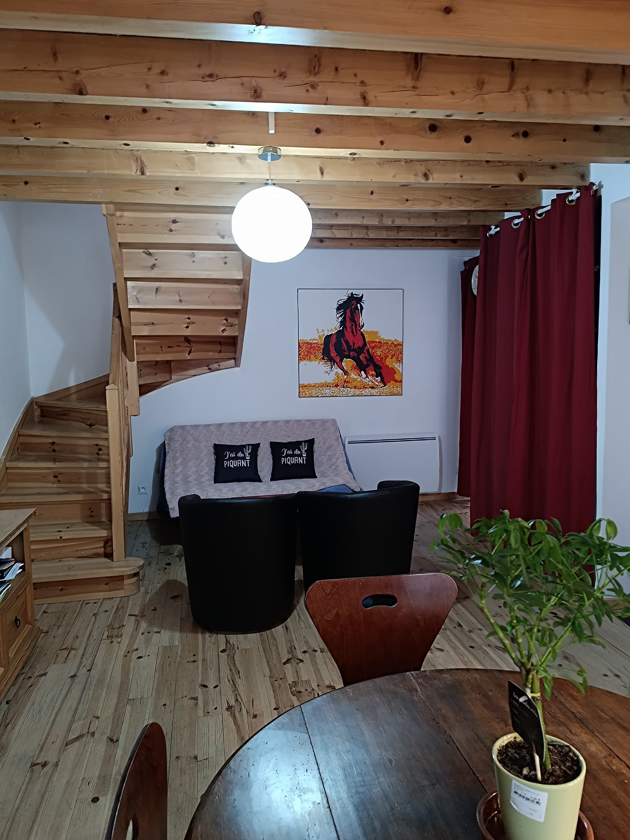 Pièce à vivre coin détente avec BZ"Caribou"