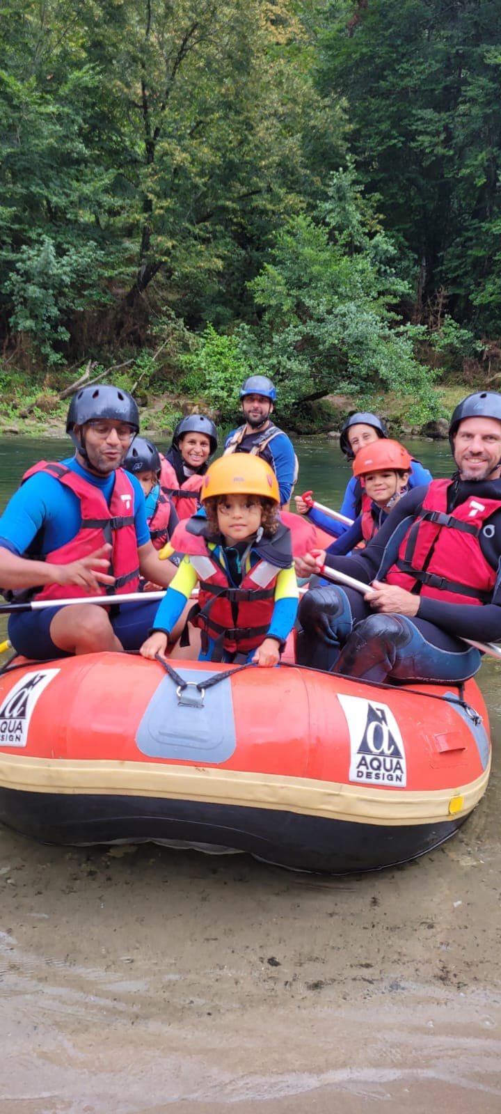 Mini rafting Famille Gorges du Tarn