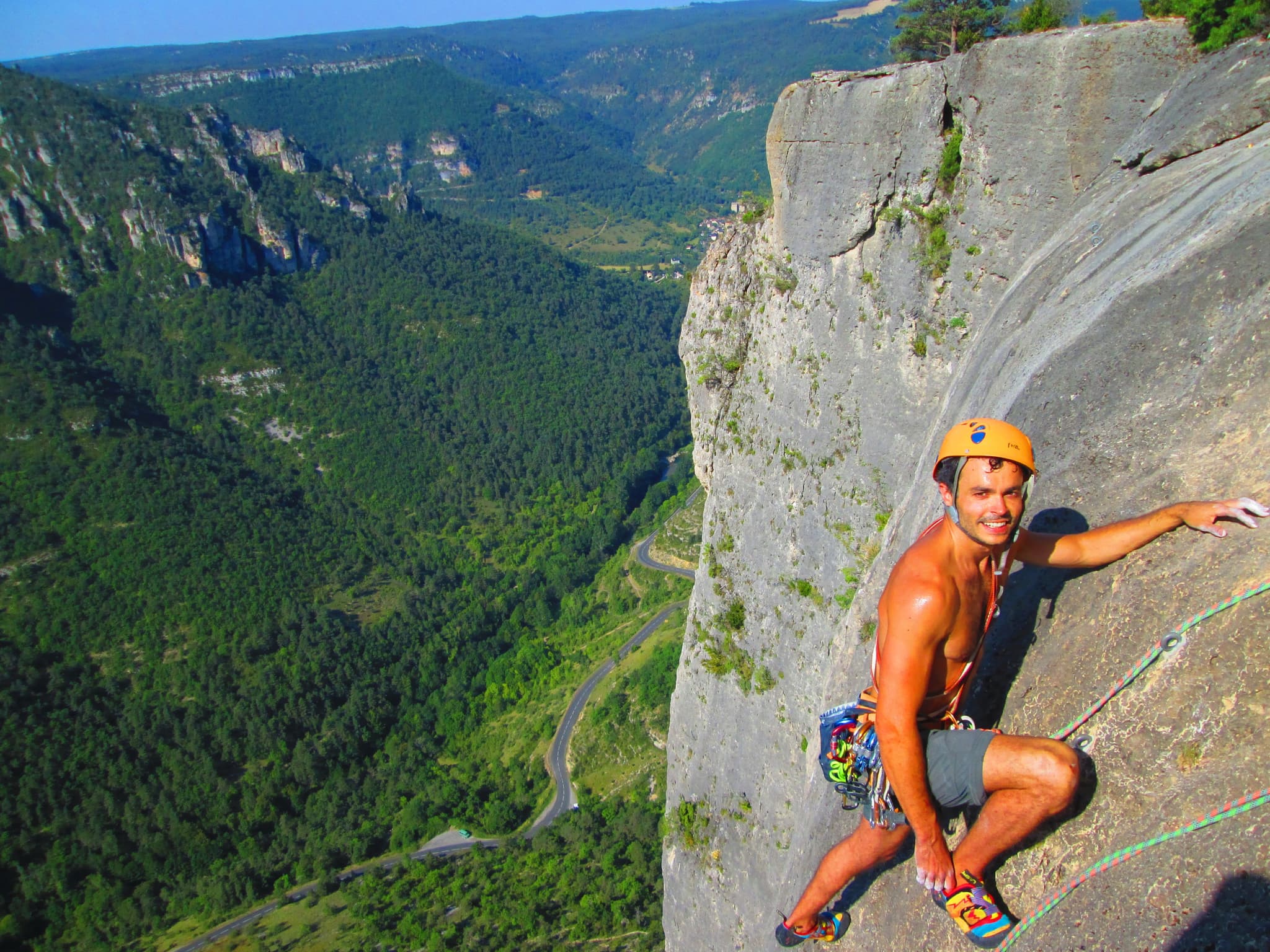 Escalade grande voie