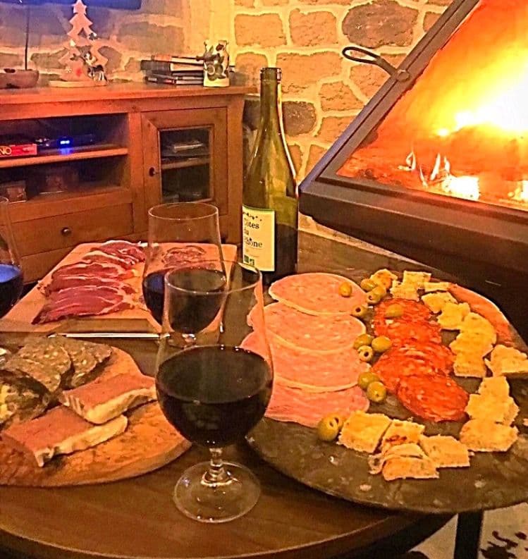 Apero au coin du feu