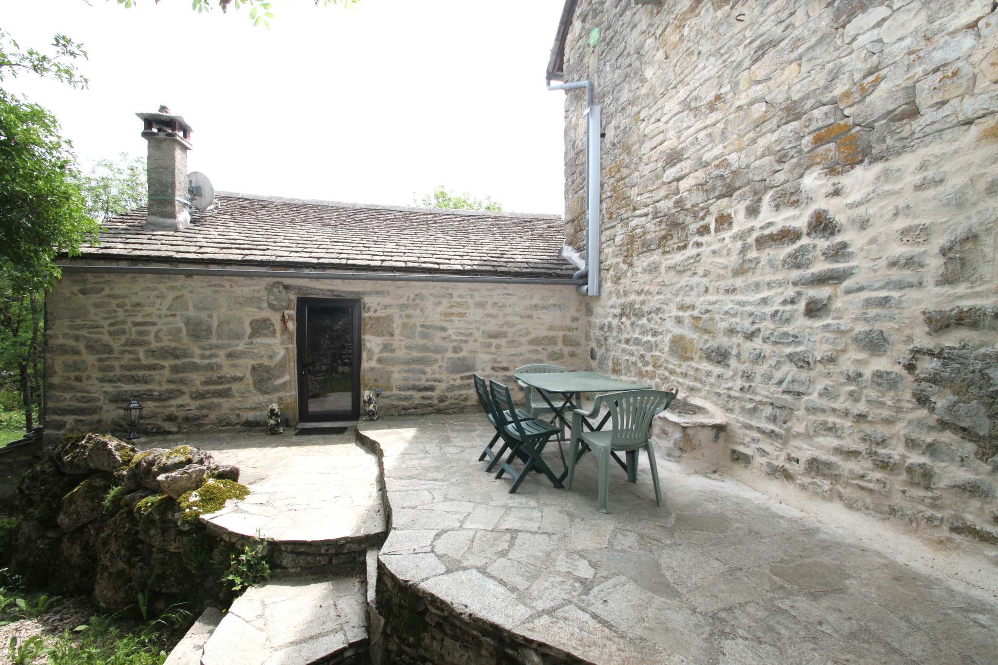 LEdS - Gîte Causses - La terrasse