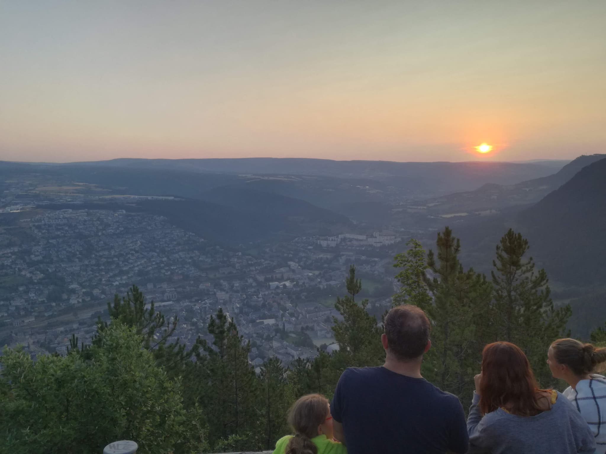Lever de soleil - Panorama de la Croix du Mont Mimat