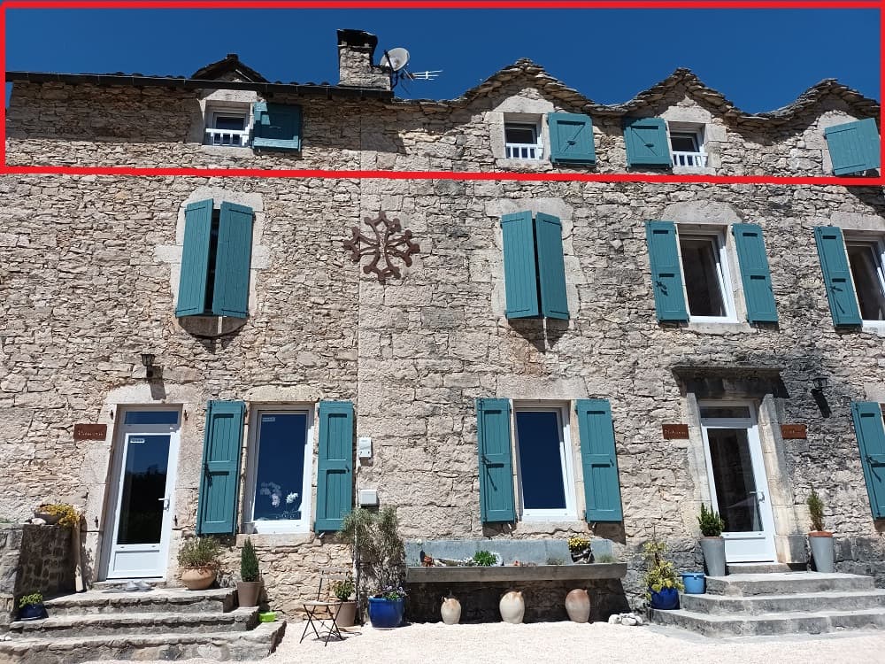 Logement sous voûte Lou Percat (façade avant)