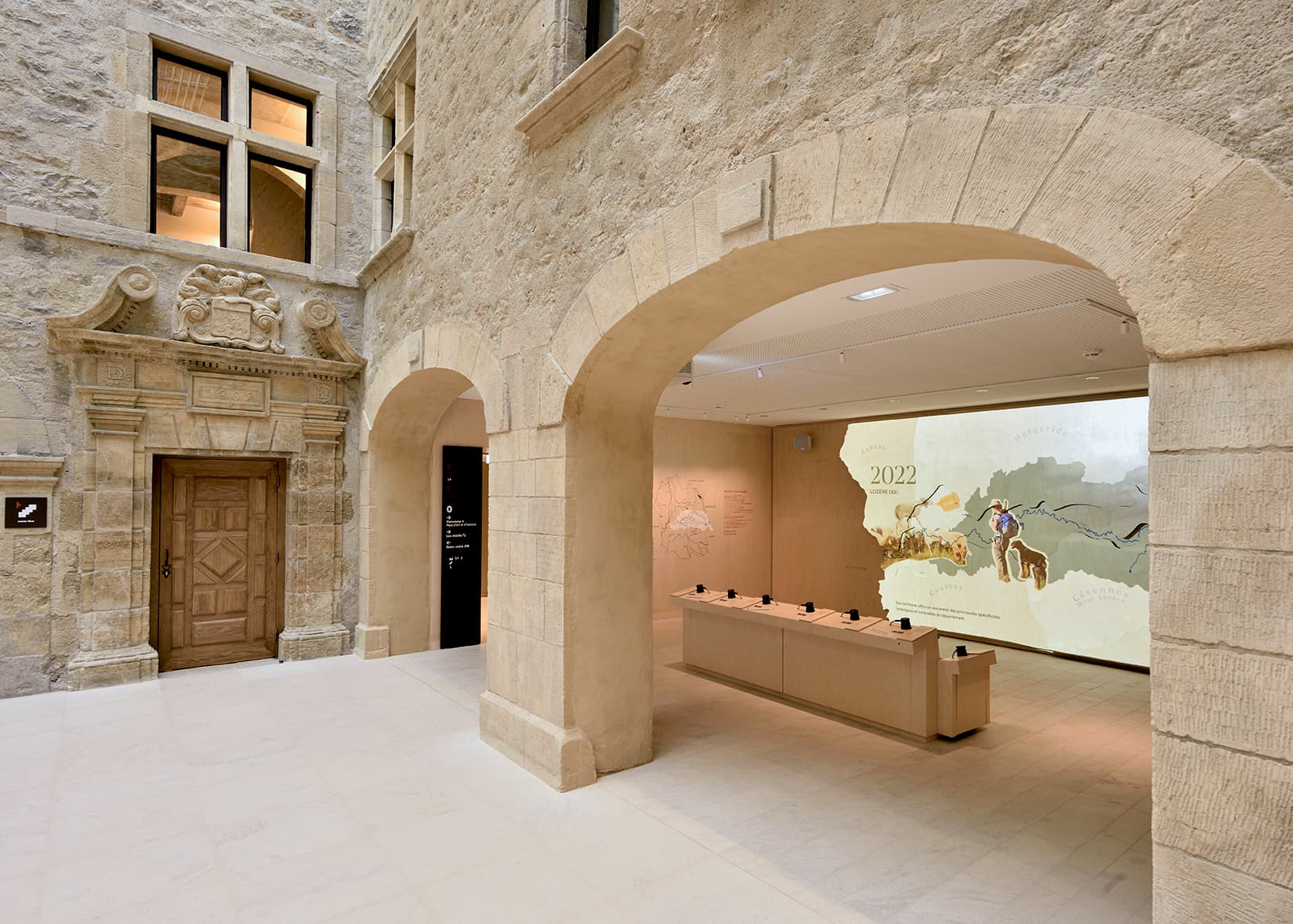 Musée du Gévaudan - Porte historique et salle Panorama