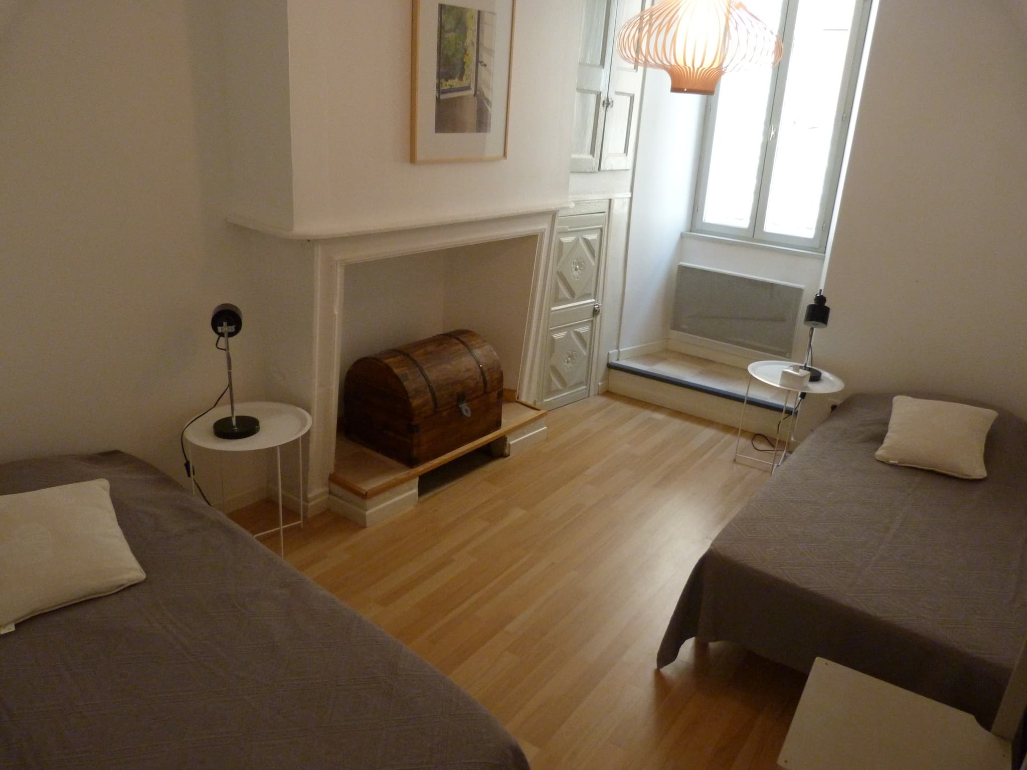 Chambre lits simples