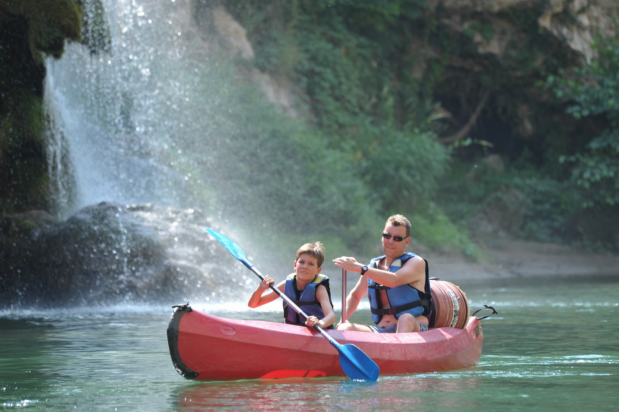 Canoë 2000 - Cascade de Saint-Chély du Tarn